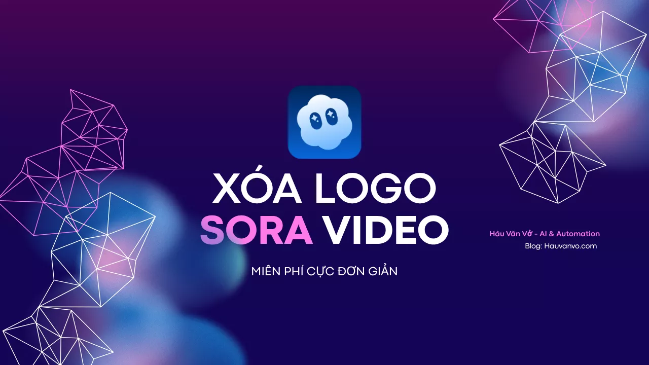 Hướng dẫn xóa logo Sora trong video miễn phí