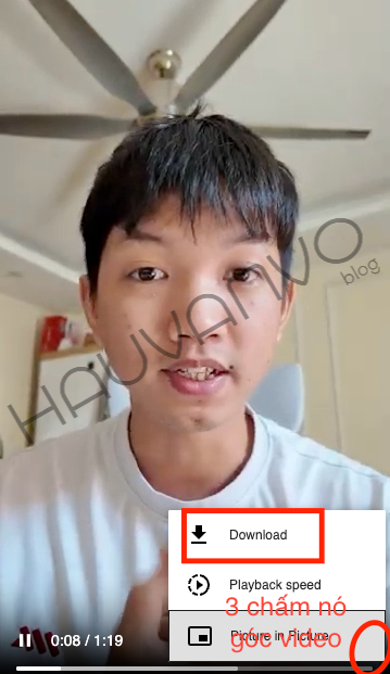 Cách tải file video bị chặn tải từ Google Drive bước 3