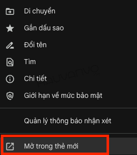 mở file PDF ở trong thẻ mới.