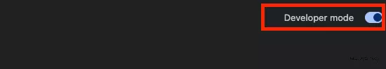 Cài đặt tiện ích Useful Stript - bật developer mode